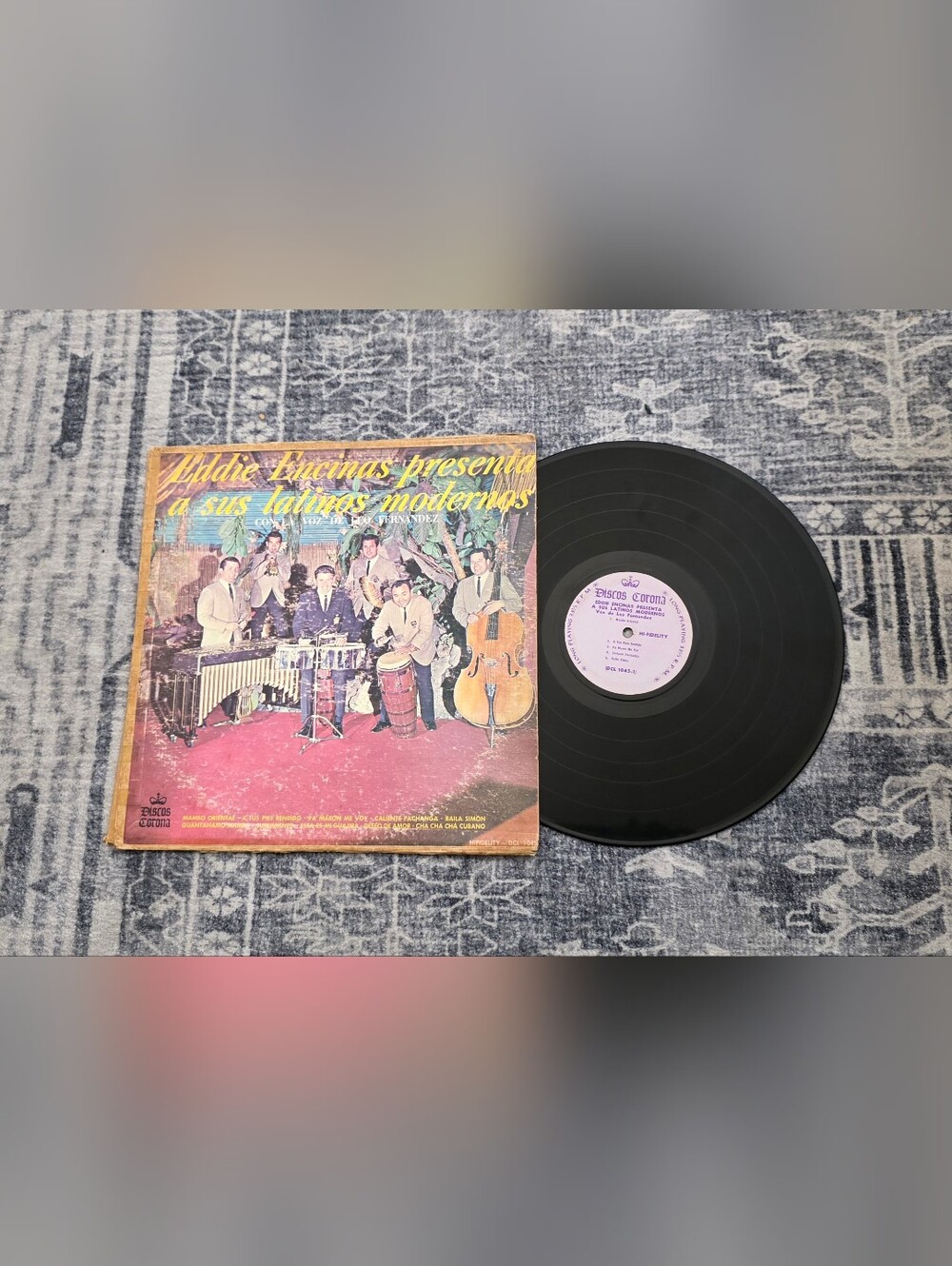 Eddie Encinas Presenta A Sus Latinos Modernos Con La Voz De Leo Fernandez Vinyl